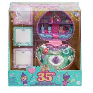 Mattel Collectible - Polly Pocket Collector Polly's 35th Party Time Stamper New!